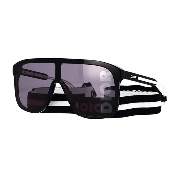 NEW DIOR SHINY BLACK MEN DIOR SUNGLASSES - Picture 1 of 3